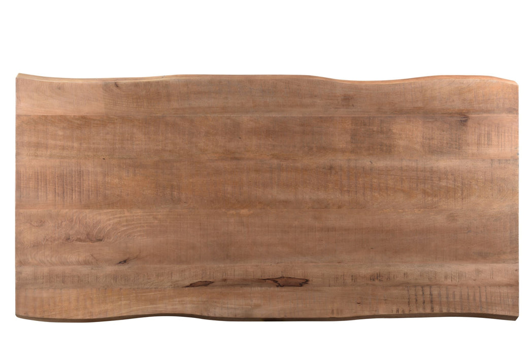 Tree Top Eettafel - Mangohout & Stalen Poten