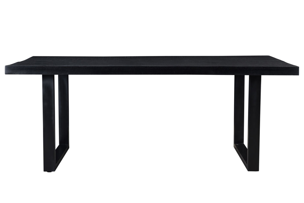 Livingfurn Kala Eettafel - 200 cm - Mangohout & Zwart Staal