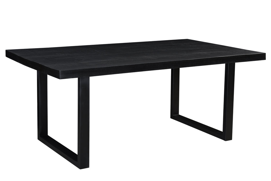 Kala Eettafel - Mangohout & Zwart Staal - 220cm