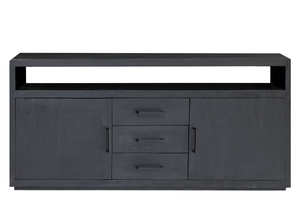 Jaxx Black Kast 180cm | Mangohout | Livingfurn