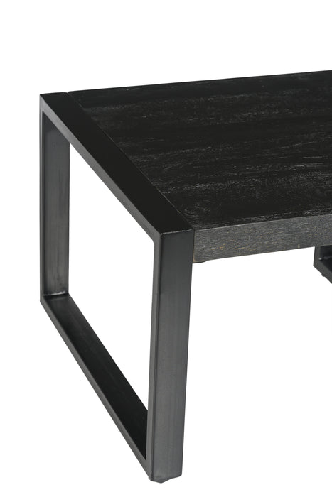 Norris Tafel 60 cm - Zwart Mangohout | Livingfurn
