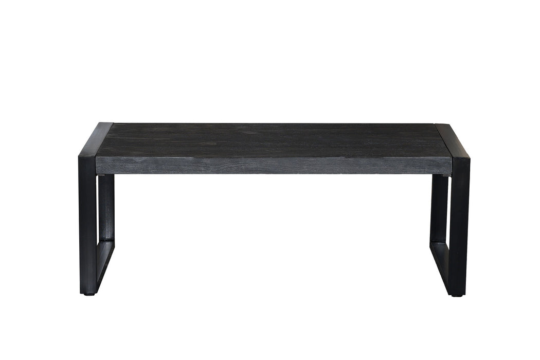Norris Tafel - Zwart Mangohout - 110x60 cm