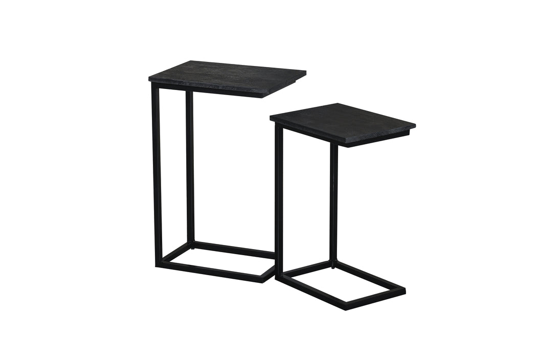 Jordy Norris Set of 2 Tafels - Zwart Mangohout