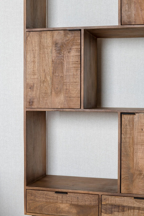 Valdez Kast 100cm | Mangohout & Zwart Staal