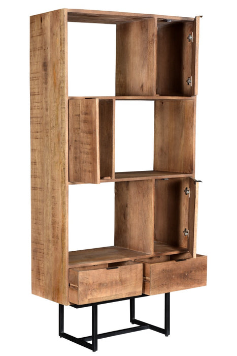 Valdez Kast 100cm | Mangohout & Zwart Staal