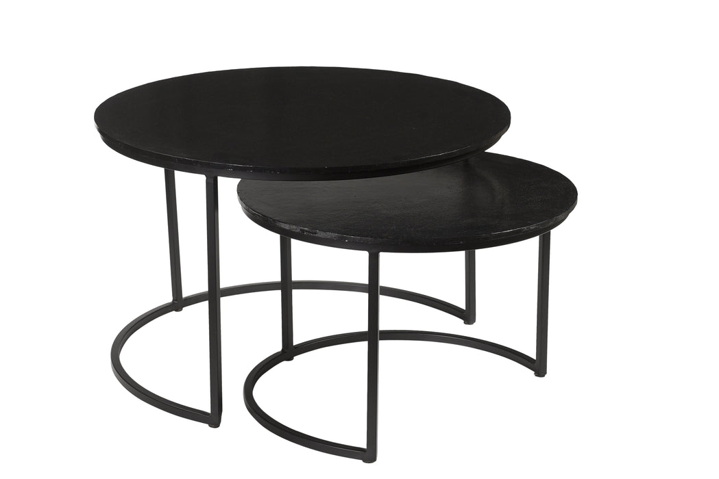 Cast Iron Jamie Black Salontafelset (2 stuks) | Livingfurn