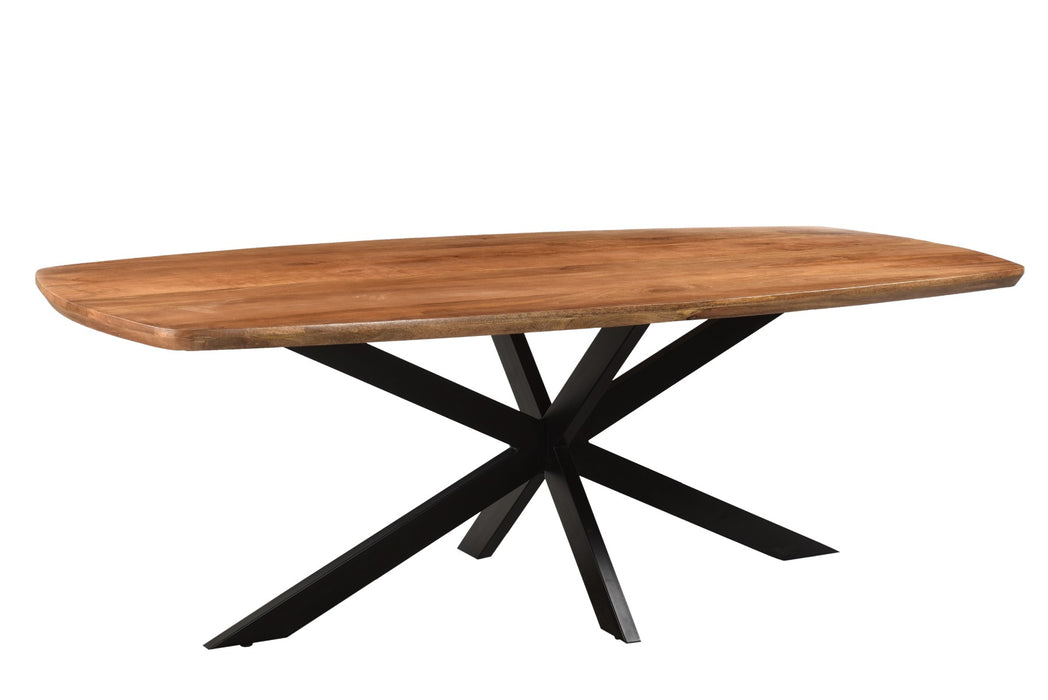 Jesper Danish Ovale Eettafel - Mangohout & Staal