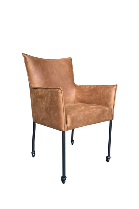 Livingfurn Valerie Eetkamerstoel Rodeo Cognac