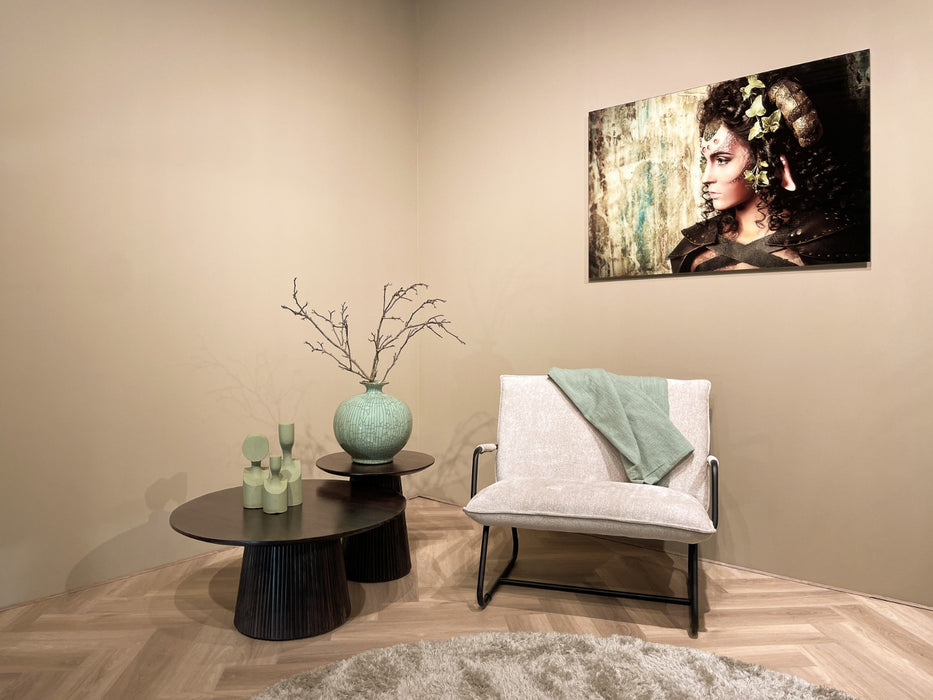 Salvator Salontafel - Mangohout - Rond - 80cm