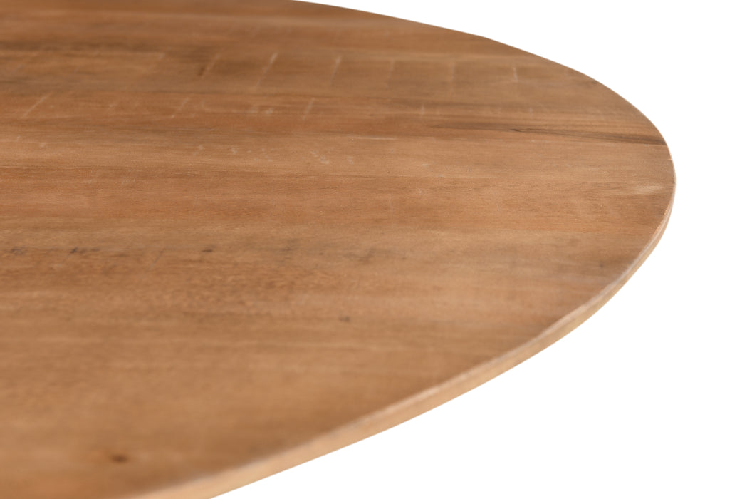 Salvator Eettafel - 130cm - Mangohout - Rond