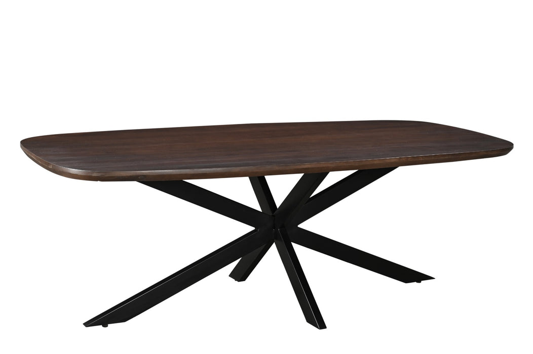 Jesper Danish Ovale Eettafel - Mangohout & Staal - 230 cm