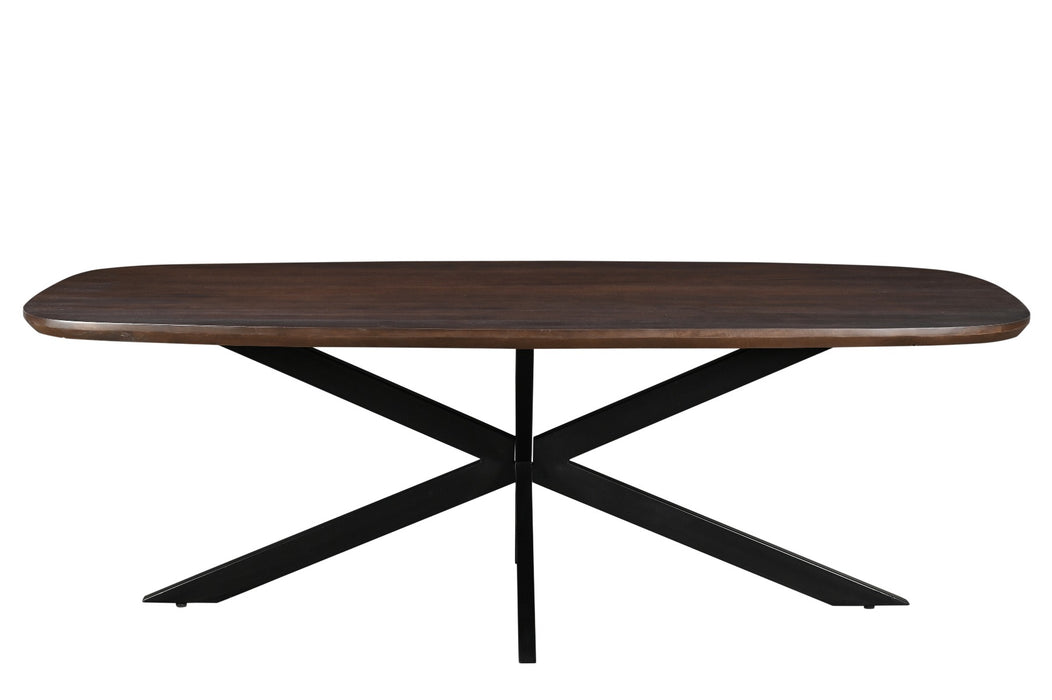 Jesper Danish Ovale Eettafel - Mangohout & Staal