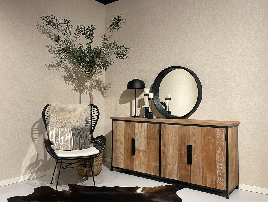 Tomar 185cm Teakhouten Kast | Livingfurn