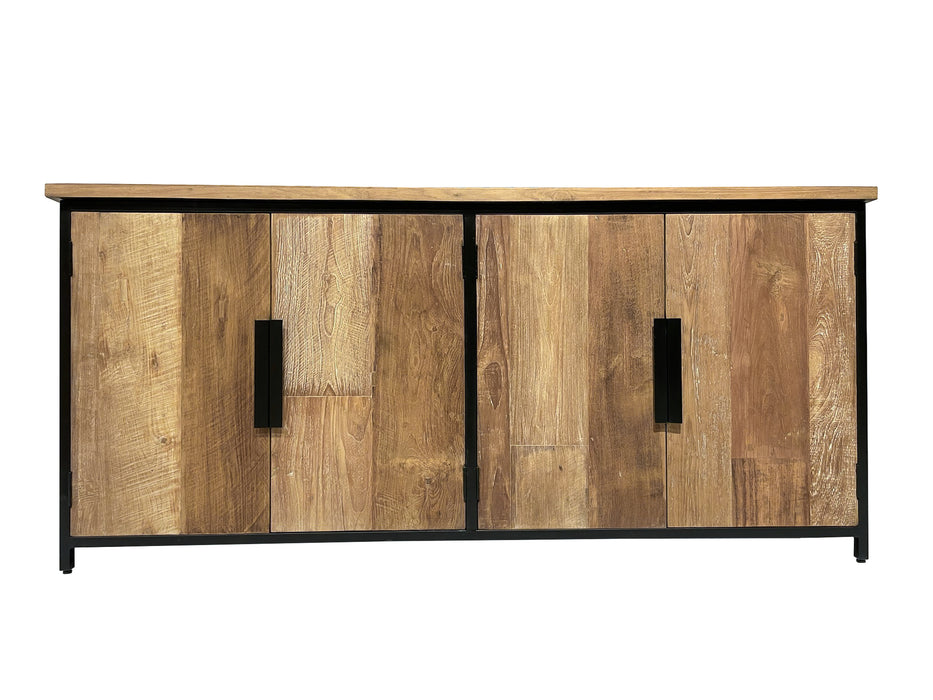 Tomar 185cm Teakhouten Kast | Livingfurn