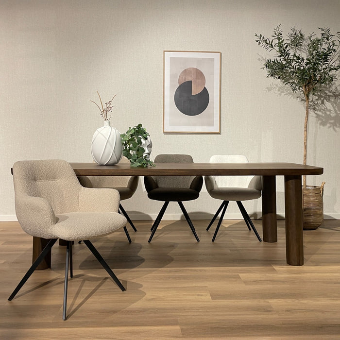 Badou Eettafel - 240cm - Mangohout