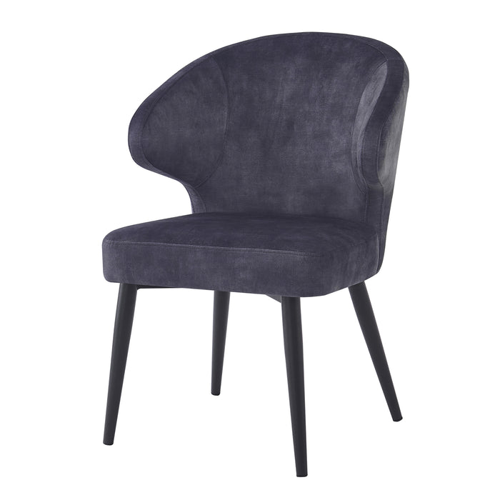 Donna Eetkamerstoel - Anthracite Velvet