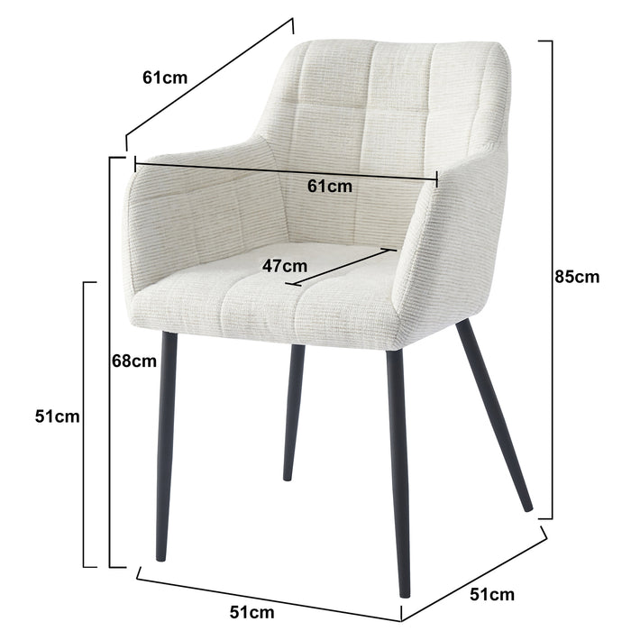 Bronco Armstoel - Zand