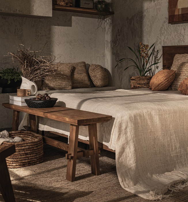 Artisan Side Bench - Gerecycleerd Teakhout