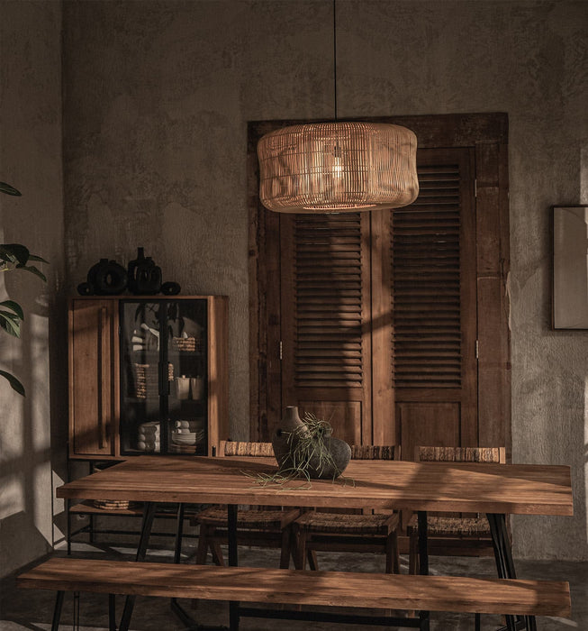 Bucket Hanglamp - Rattan - Pure