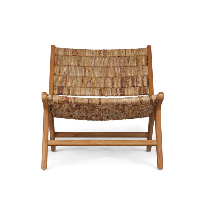 Caterpillar Beetle Stoel - Teak & Abaca