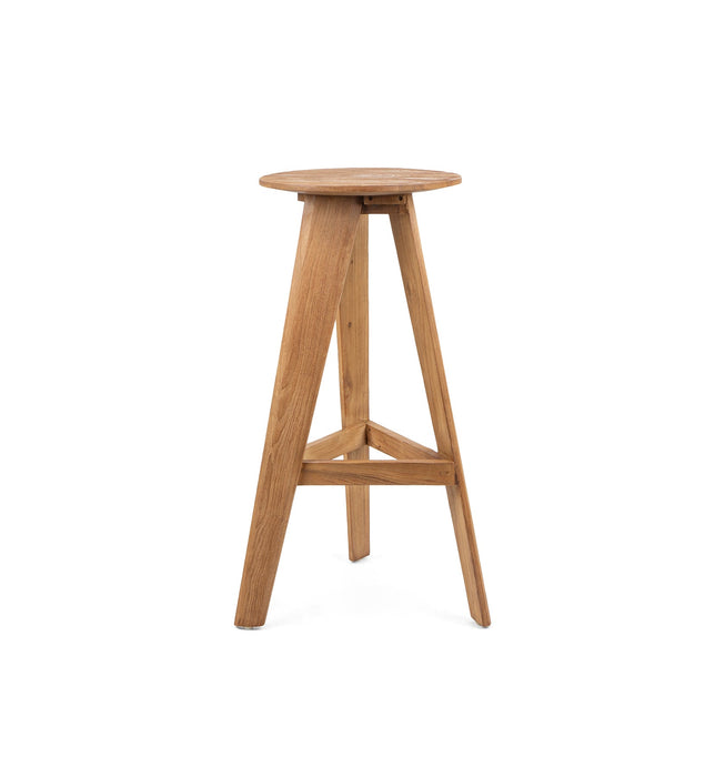 Berri Bar Stoel - Gerecycled Teakhout