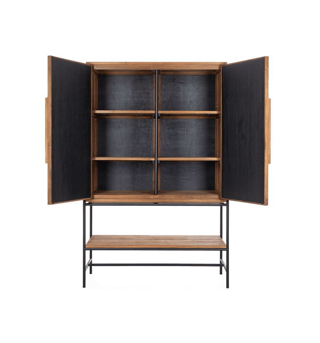 Coco Cabinet 2 Doors 1 Open Rack