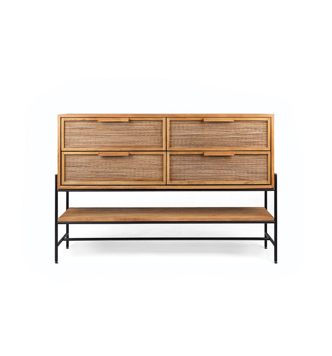 Coco Dressoir met 4 Laden en Open Vak