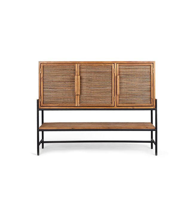 Coco Dressoir met 3 Deuren en Open Vak