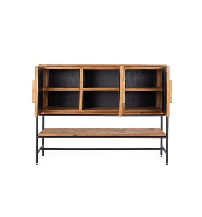 Coco Dressoir met 3 Deuren en Open Vak