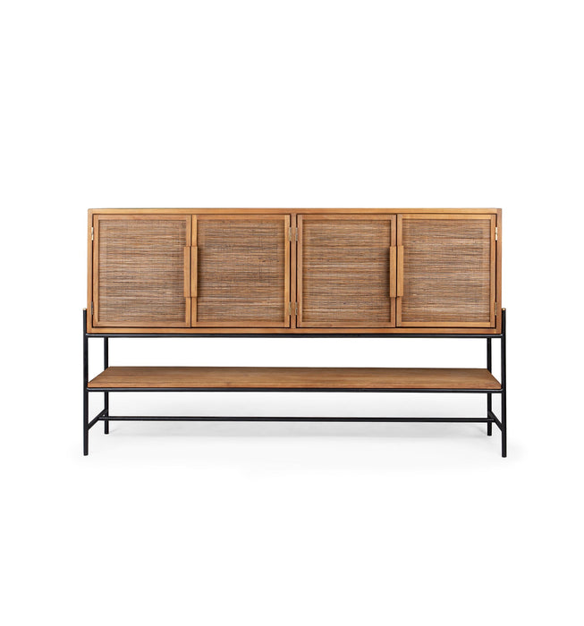 Coco Dressoir met 4 Deuren en Open Vak