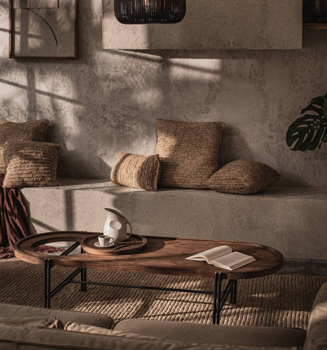 Coco Oval Salontafel met Dienblad