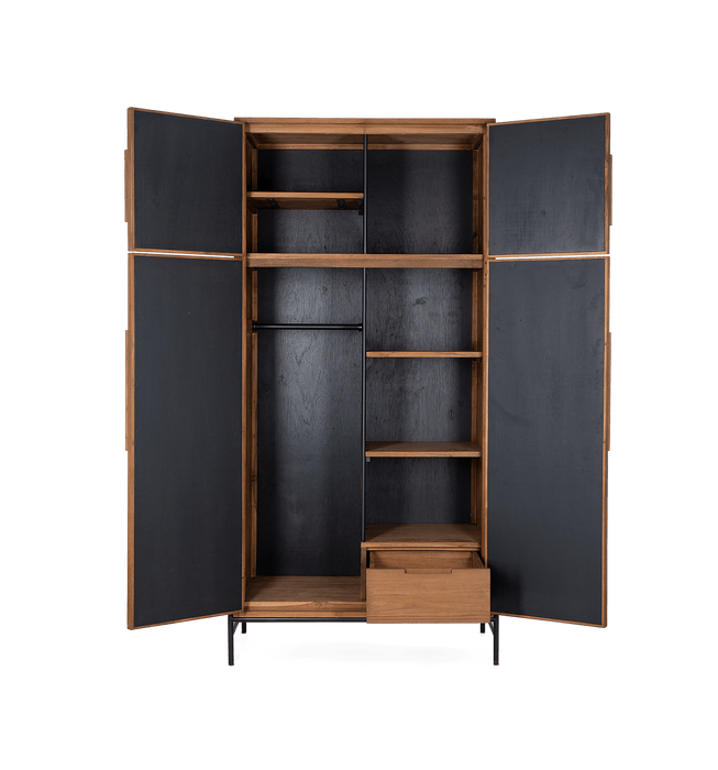 Coco Kledingkast 4 Deuren & 1 Lade