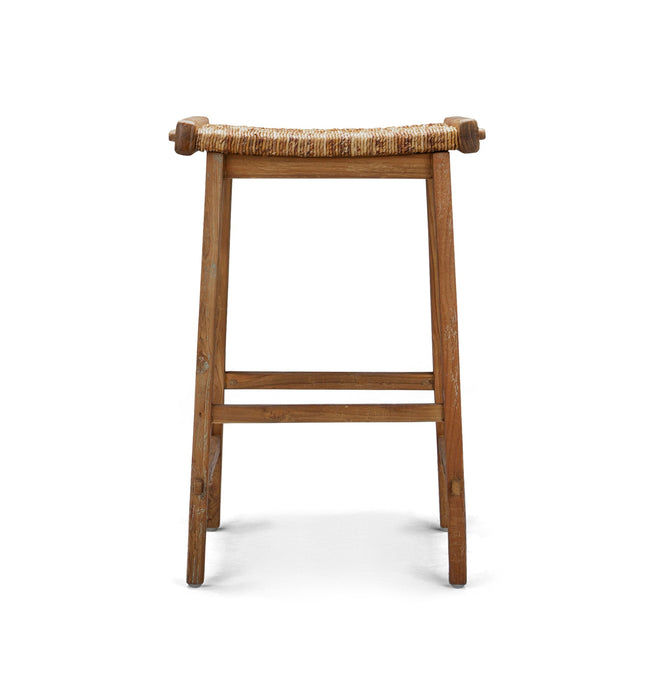 Caterpillar Flores Keukenstoel - Abaca & Teak