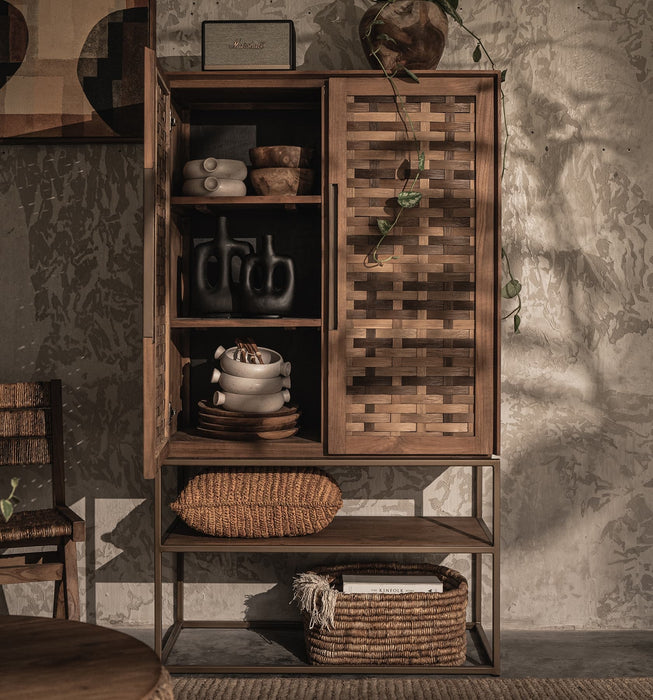 Karma Pure Cabinet 2 Doors 1 Open Rack