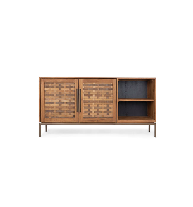 Karma Pure Low Dressoir - Teak & Bamboe