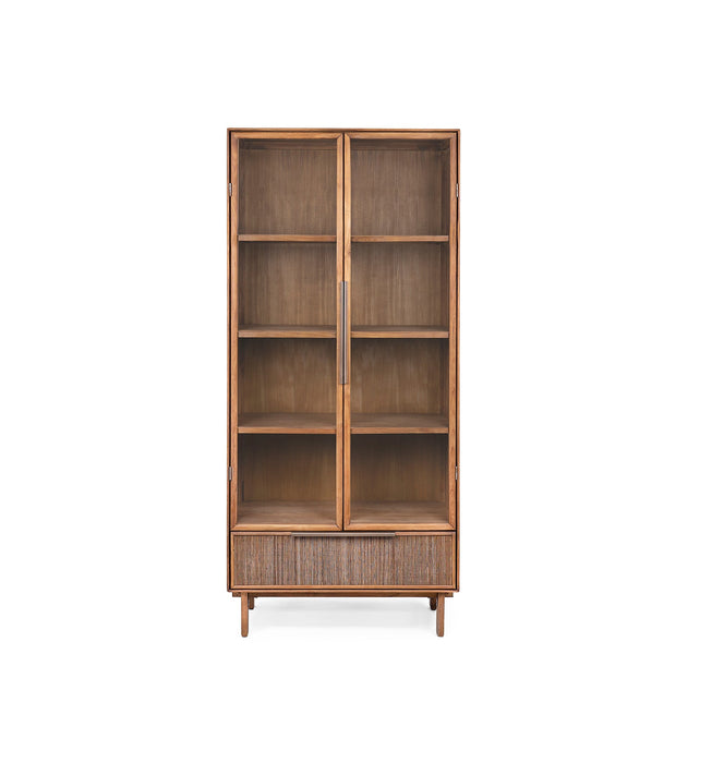 Grace Cabinet 2 Glass Doors 1 Drawer