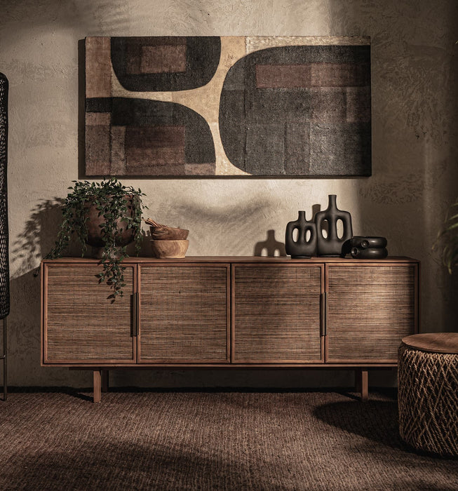Grace Dressoir - Teak Hout & Handgemaakte Details