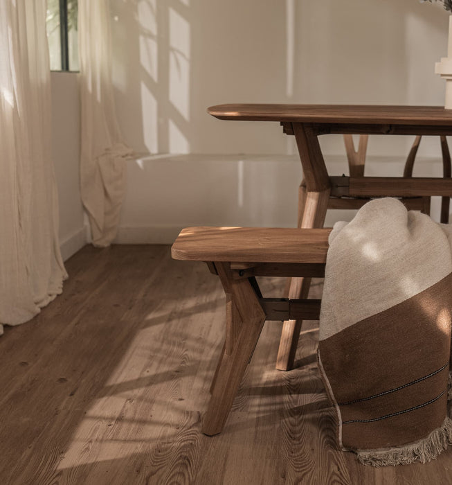 Kupu-Kupu Bank - Teak Houten Bank