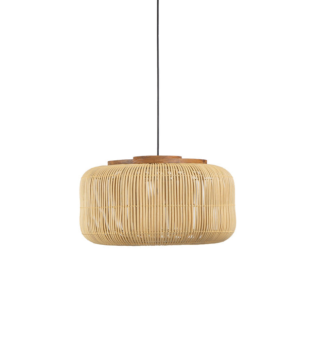 Bucket Hanglamp - Rattan - Pure