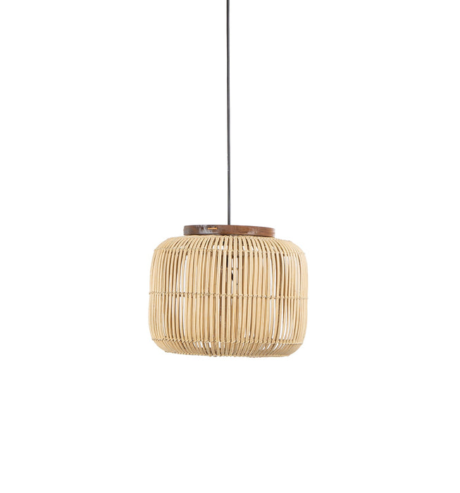 Barrel Hanglamp - Rattan - 34x34x26cm