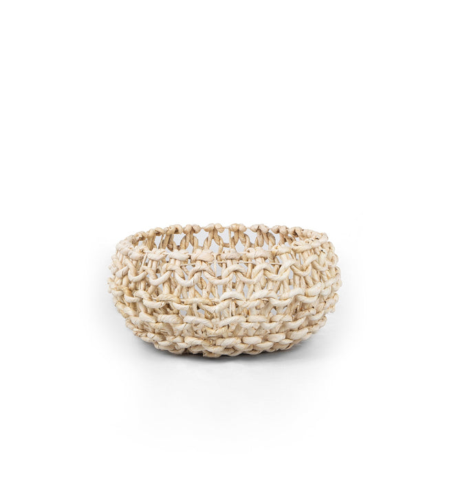 Kaba Low Basket - Pure Abaca