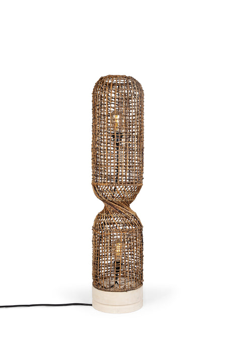 Twister Vloerlamp - Abaca Bark Design