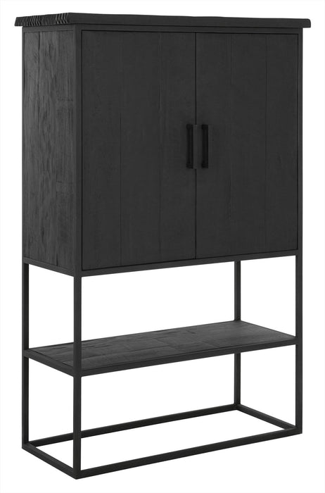 Zwart Beam Kabinet - Klein - Teak Hout