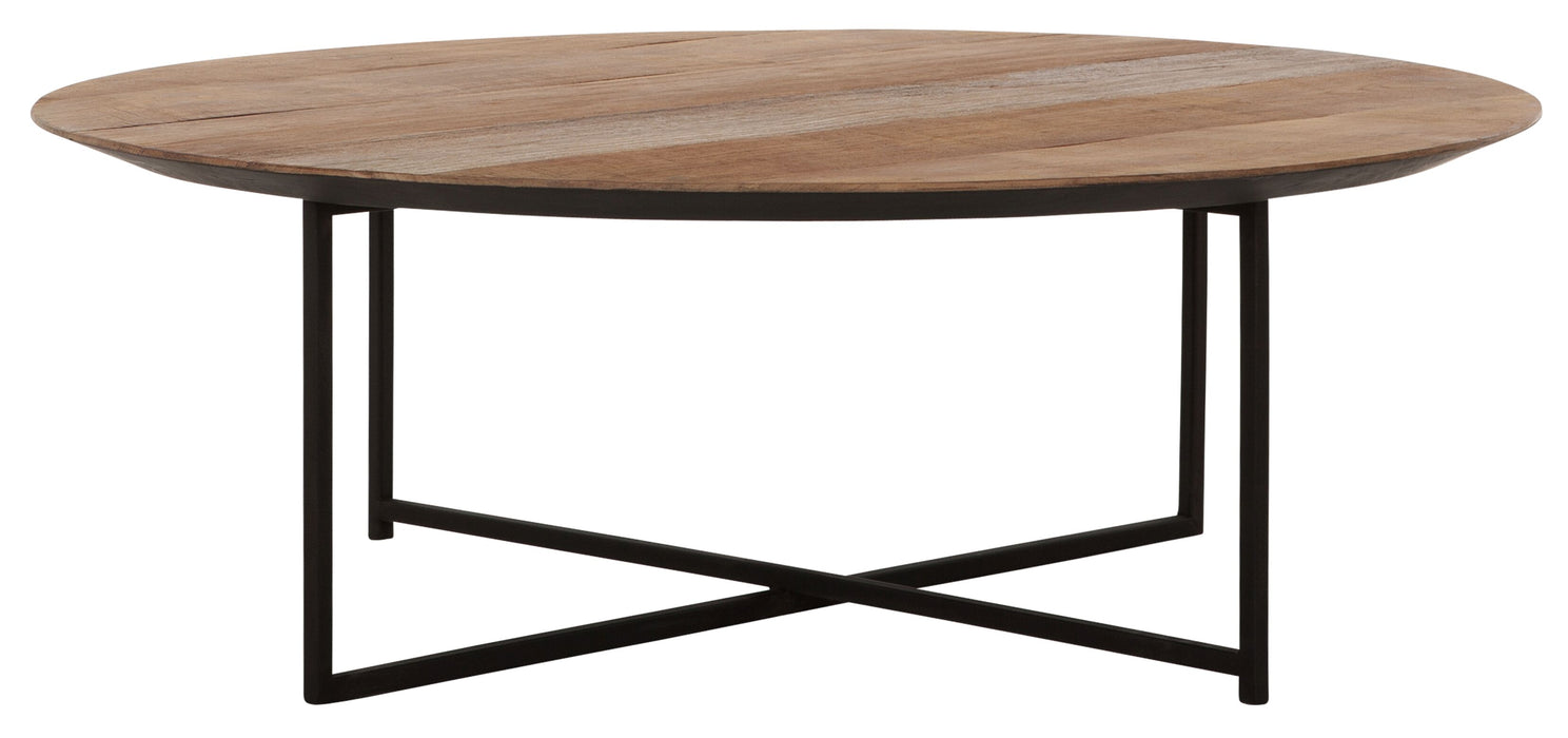 Cosmo Salontafel Rond - Large - Gerecycled Teakhout