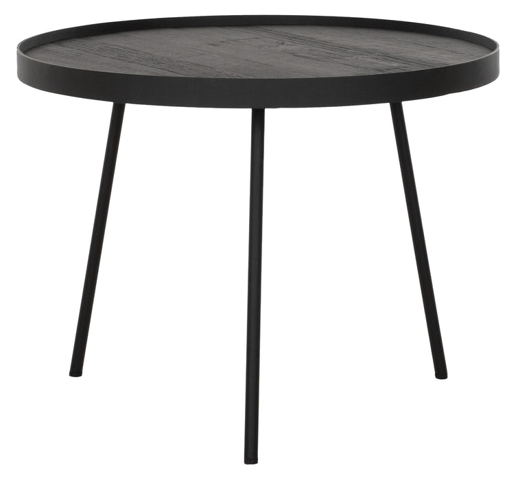 Saturnus Salontafel (medium) - Zwart Teakhout