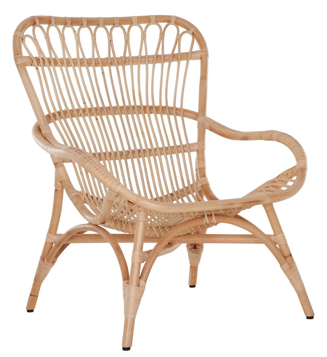 Catania Lounge Chair - Natuurlijk Rattan