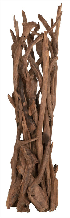 Spot Vloerlamp - Teakhout