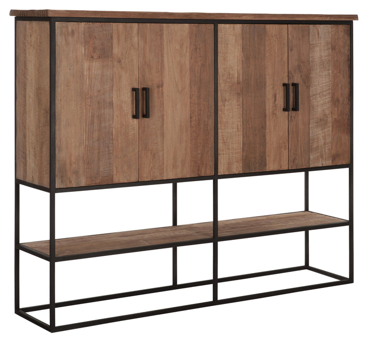 Beam Cabinet Large - 4 Deuren & Open Vak