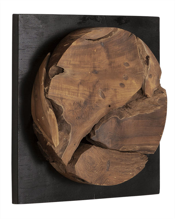 Roots Wandpaneel - Teakhout Wortel (Per 2 stuks)