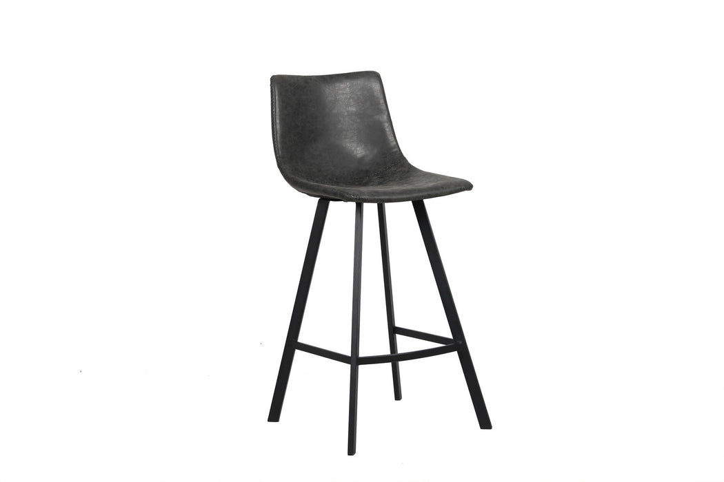 Counterstoel 'Ozan' PU Zwart (2 per doos)